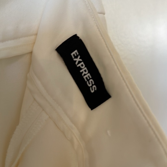 Express Cropped Culottes Size 0 Cream - Picture 5 of 5
